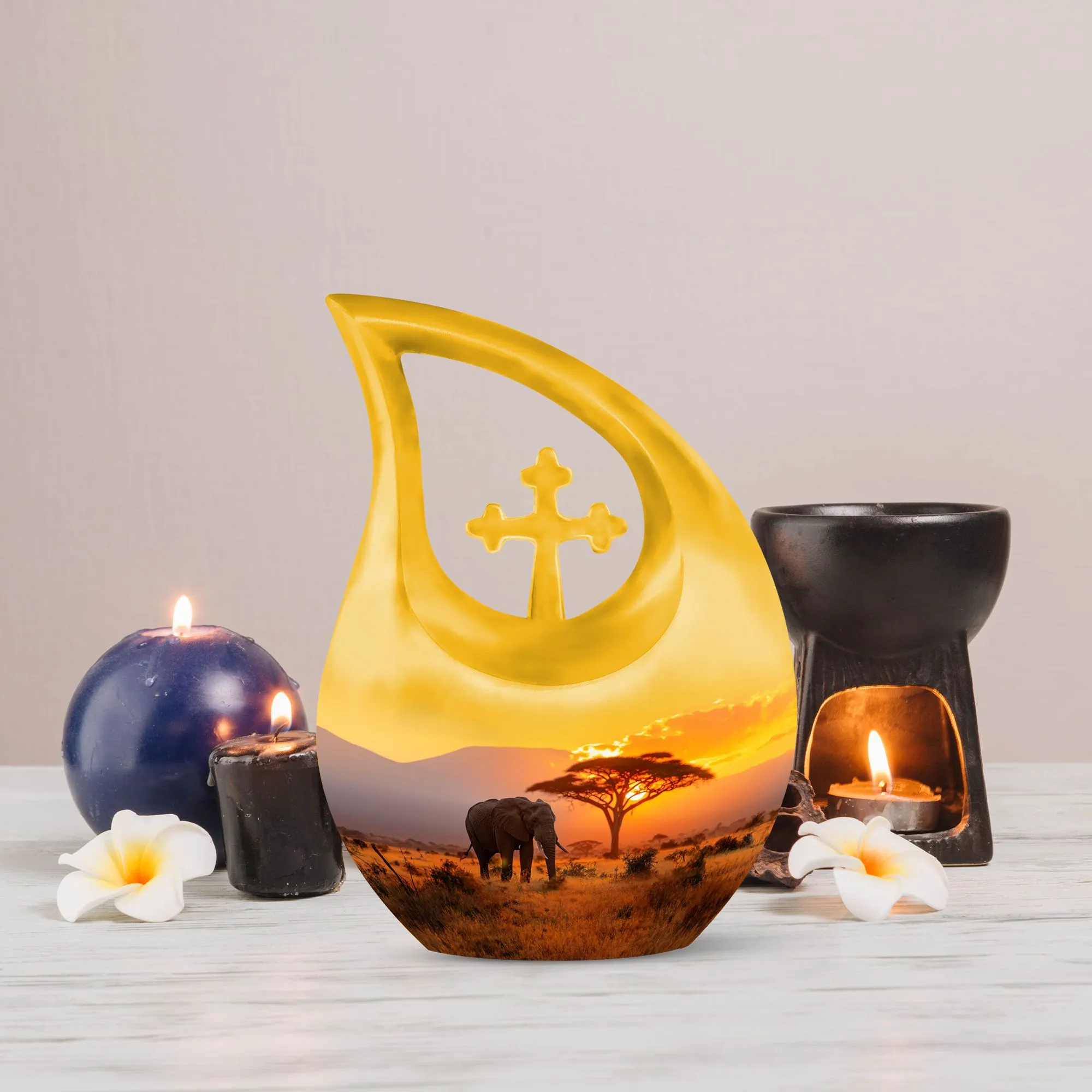 Elephant Urn: Commemorating Loved Ones, Medium Size Memory Keeper