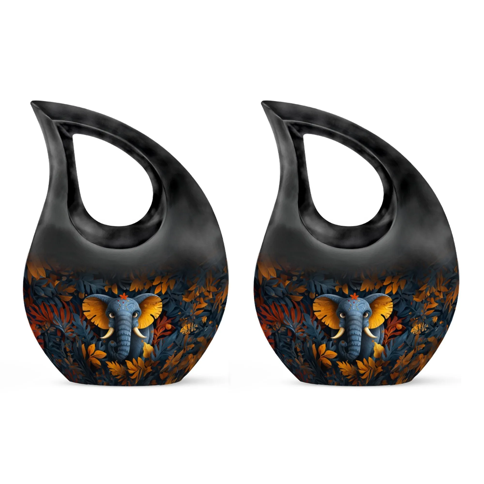 Elephant Urn - Large Urn For Cremated Human Ashes Remains