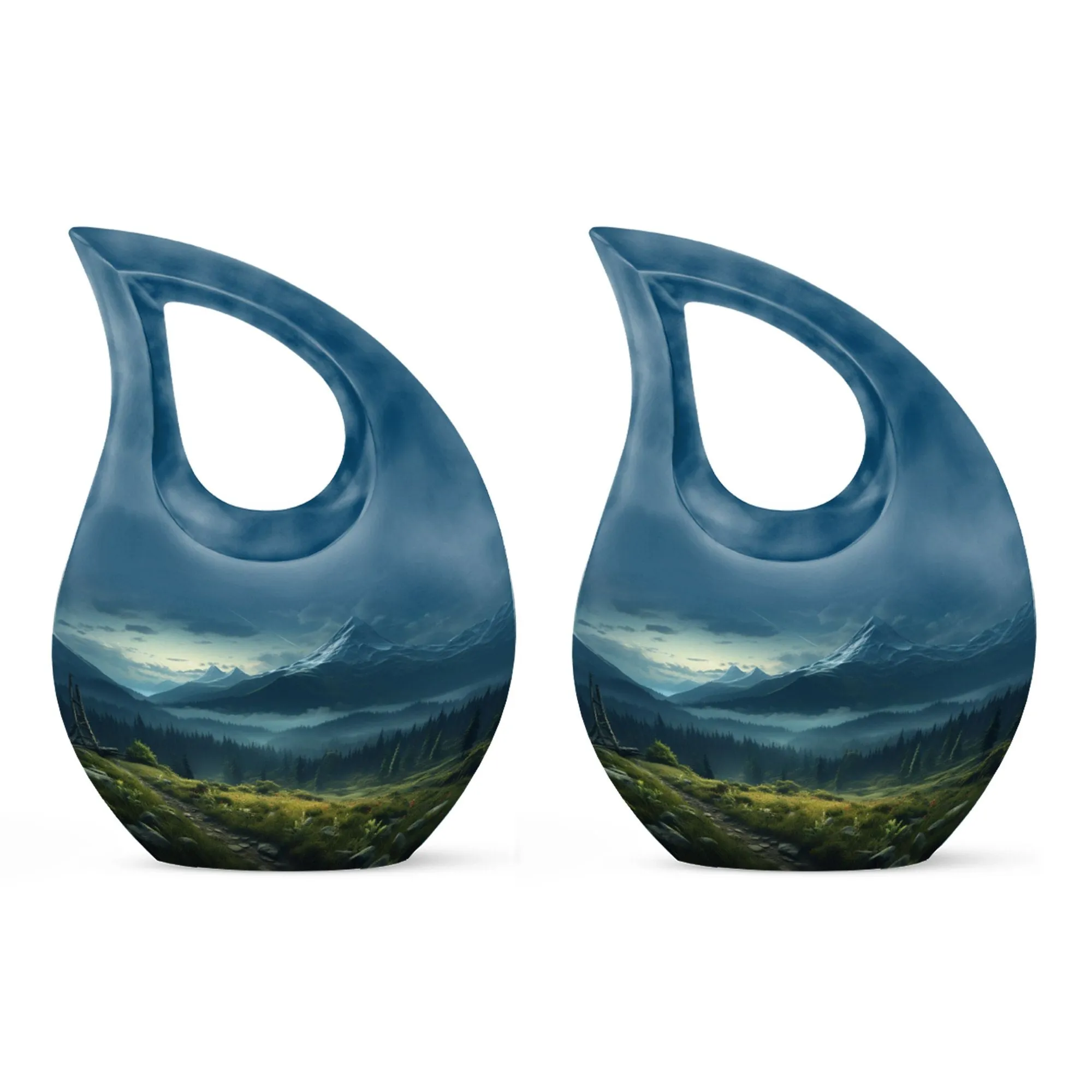 Emblem of Serenity Wilderness Urn - A Revered Memorial Companion