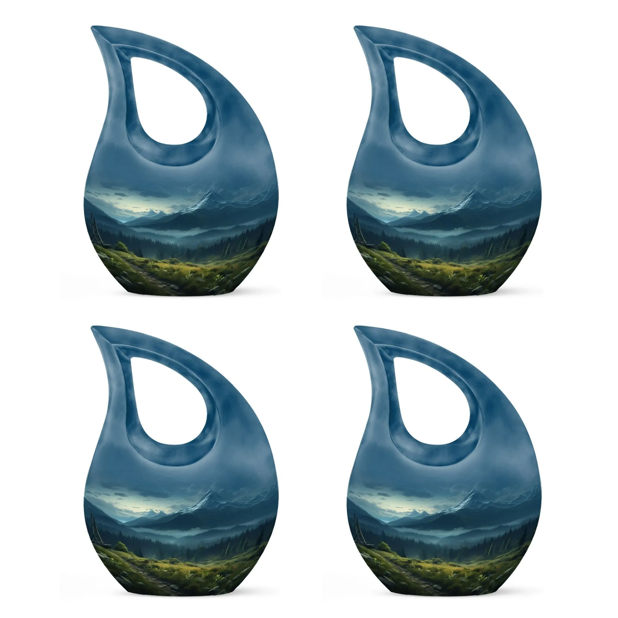 Emblem of Serenity Wilderness Urn - A Revered Memorial Companion