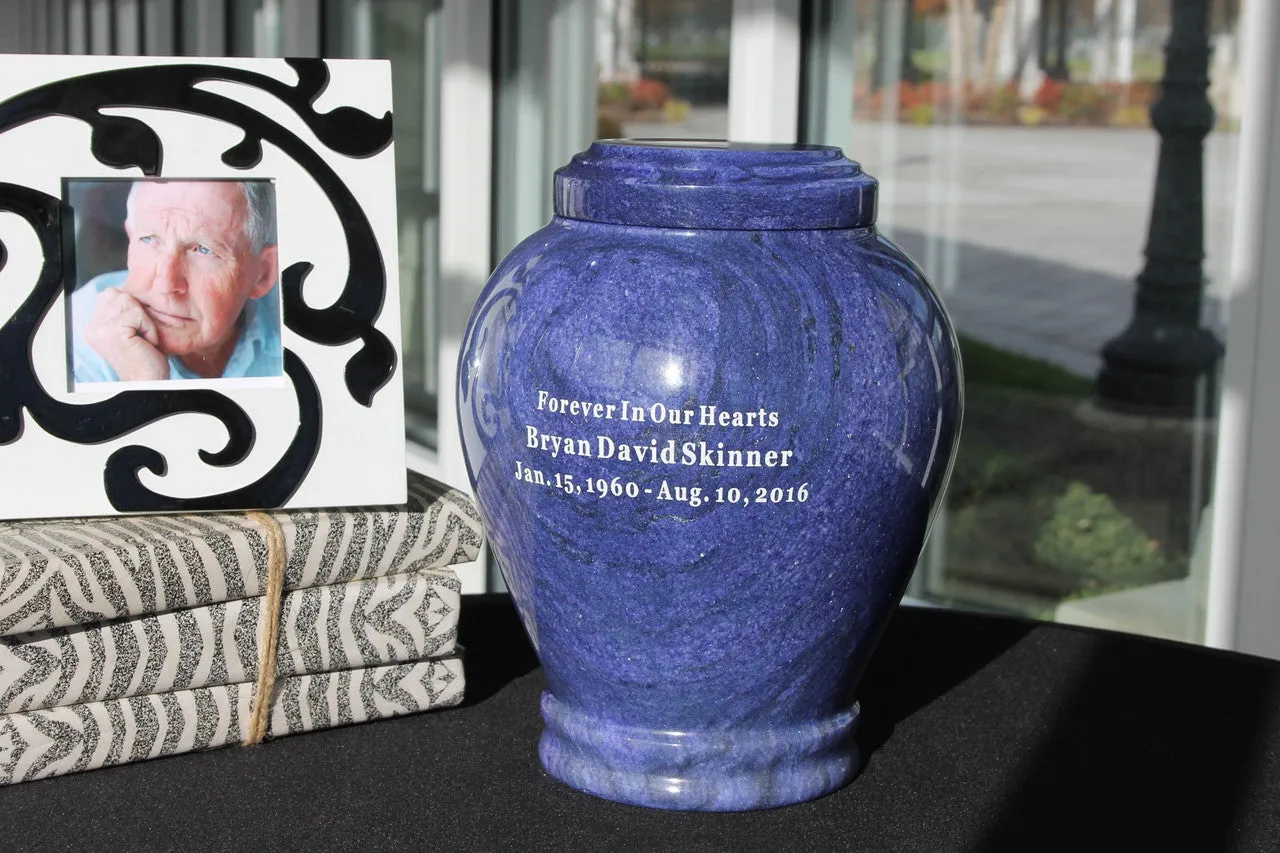 Embrace Purple Marble Urn