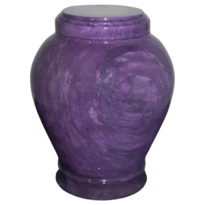 Embrace Purple Marble Urn