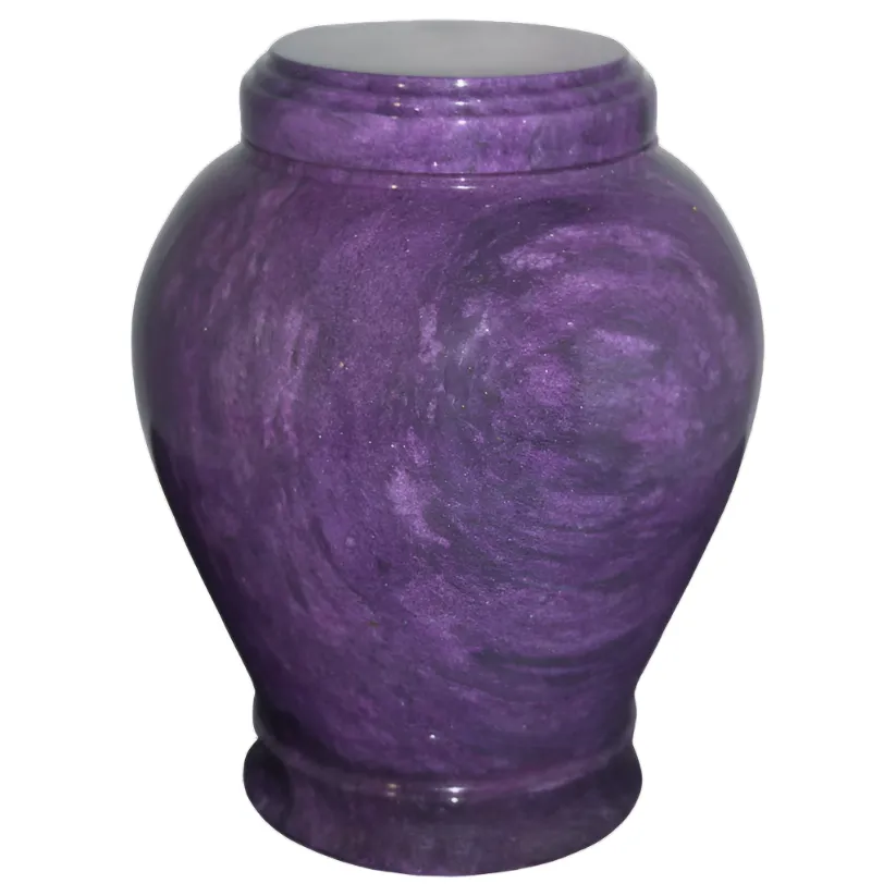 Embrace Purple Marble Urn