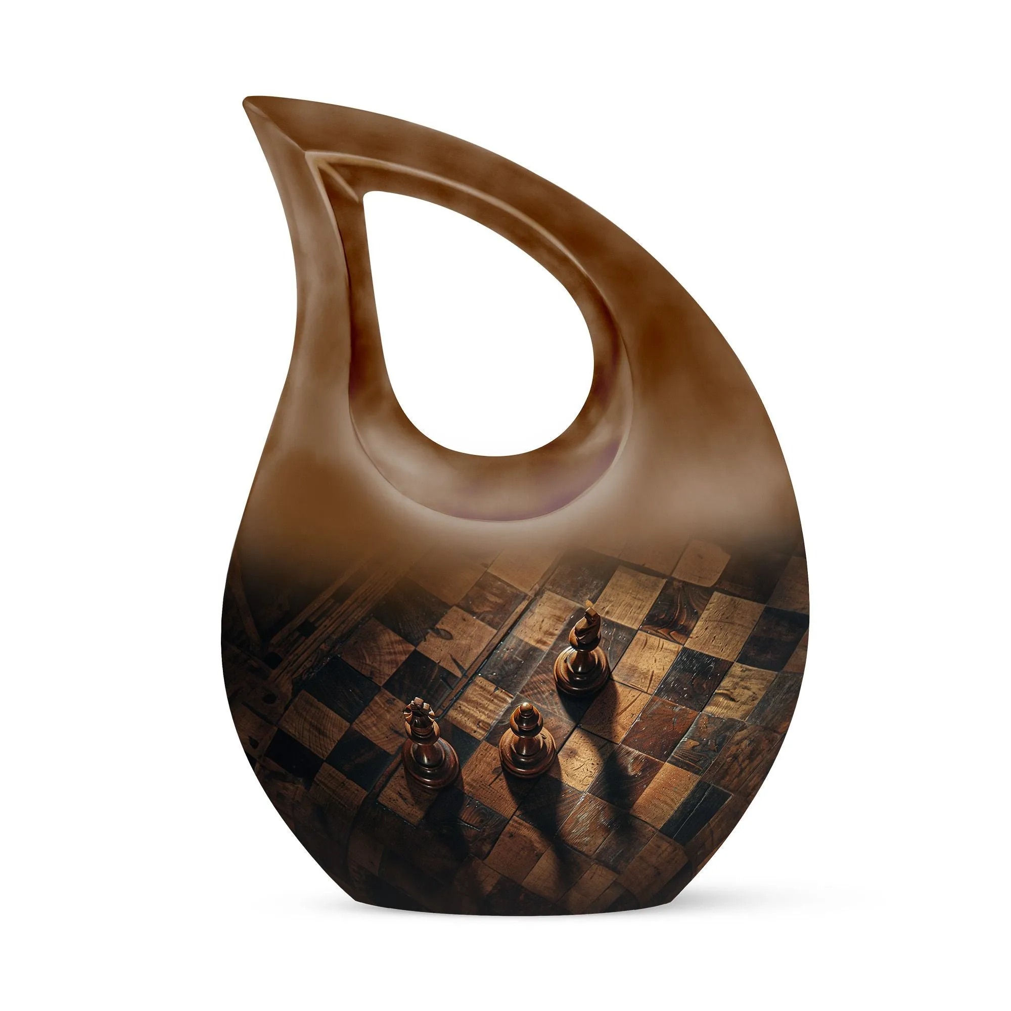 Enduring Serenity Chess Urn - An All Faith Memorial Keepsake