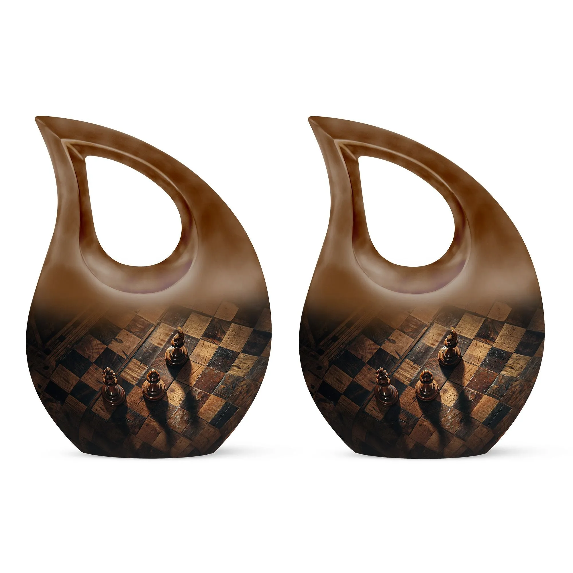 Enduring Serenity Chess Urn - An All Faith Memorial Keepsake