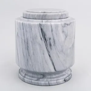 Estate II Natural Marble Cremation Urn in Gray