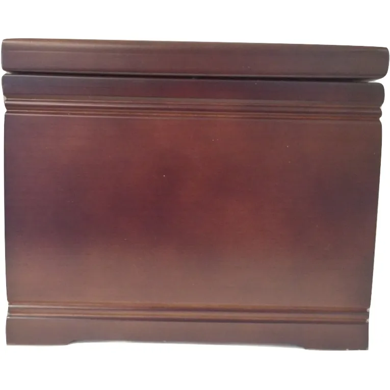 Etched Bird Frosted Glass,  Memorial Chest and Urn