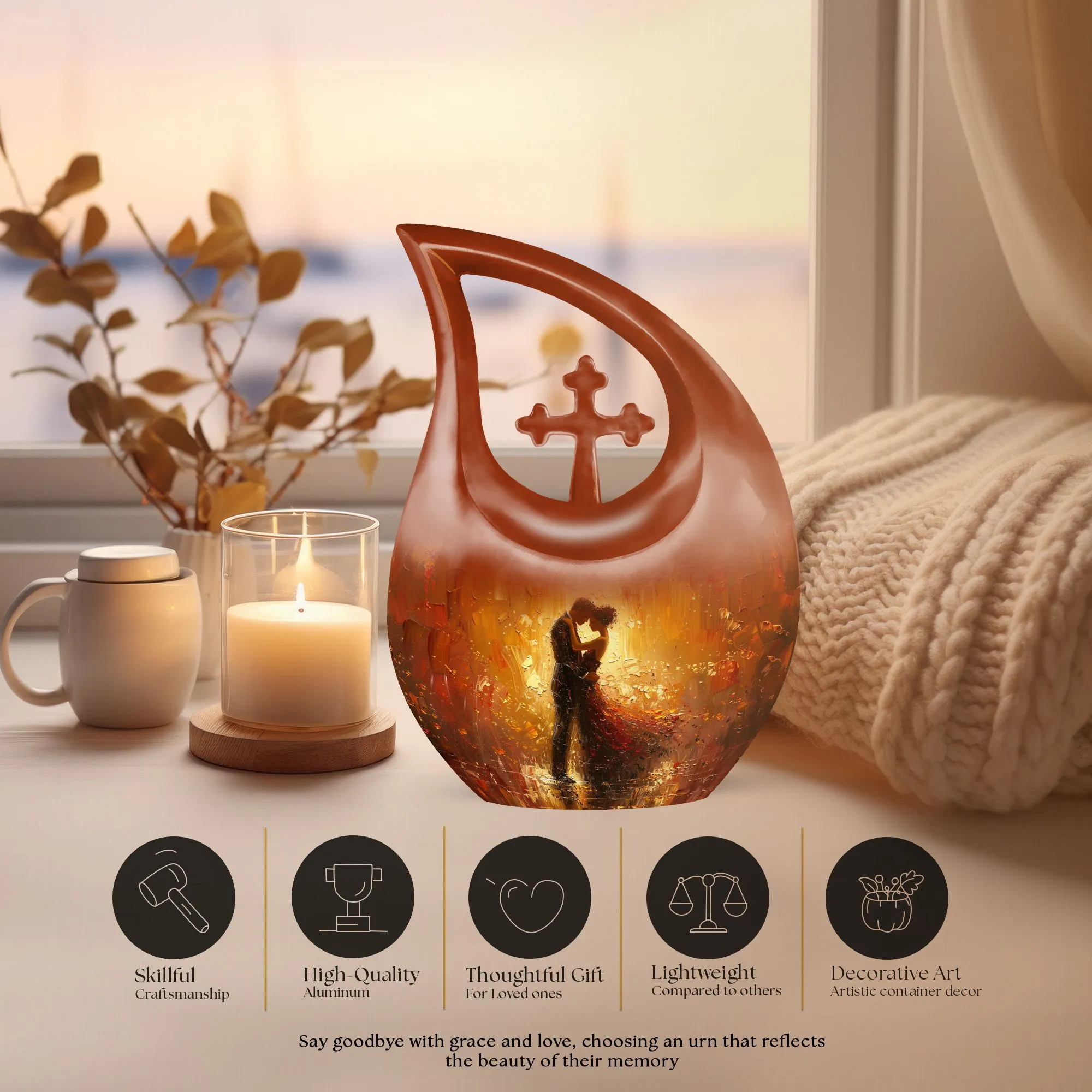 Eternal Dance: Personalized Dancing Urn - Affordable Burial Urn