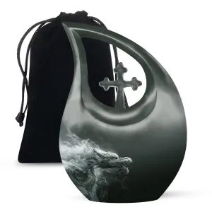 Eternal Dragon: A Grand Resting Place - Memorial Urn for Ashes