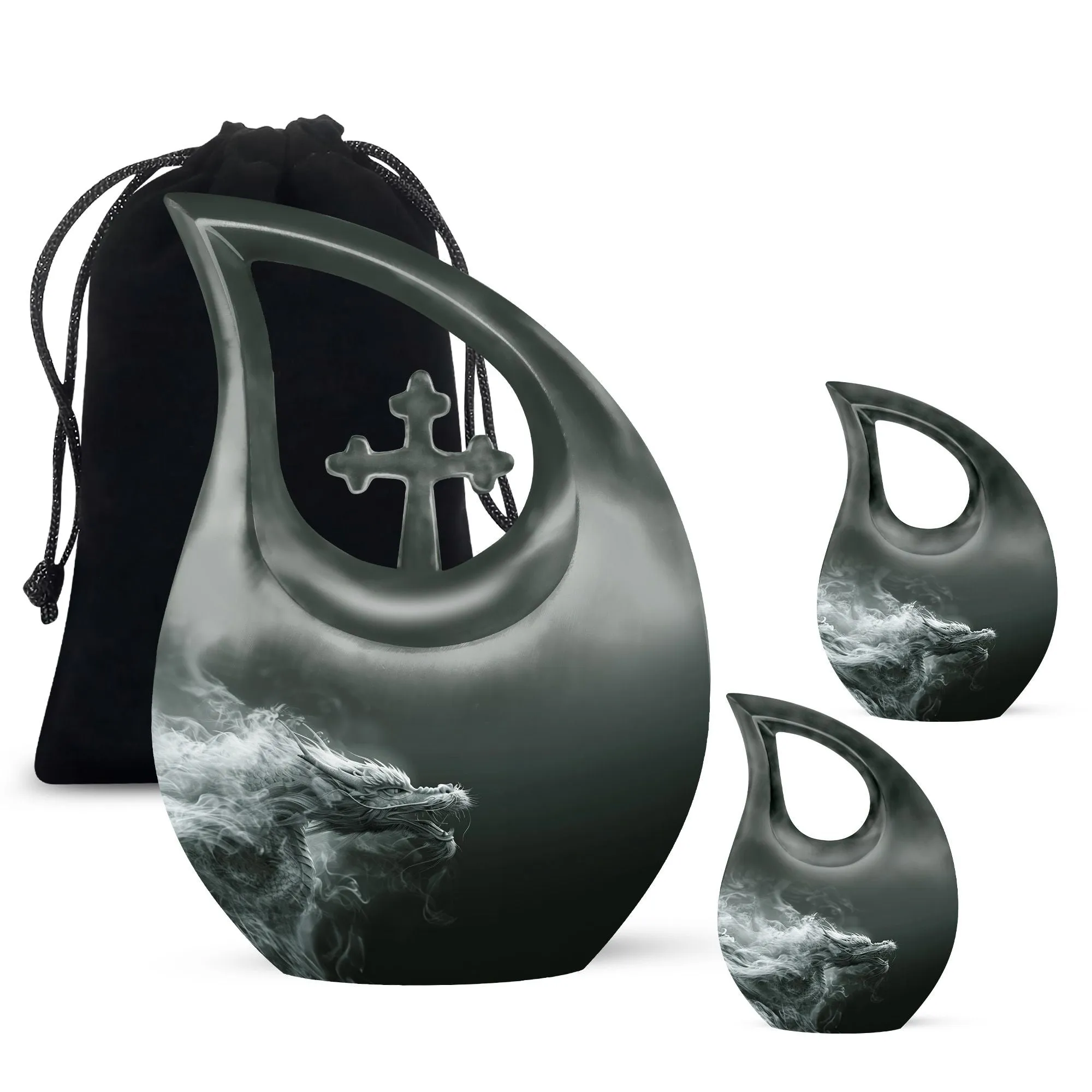 Eternal Dragon: A Grand Resting Place - Memorial Urn for Ashes