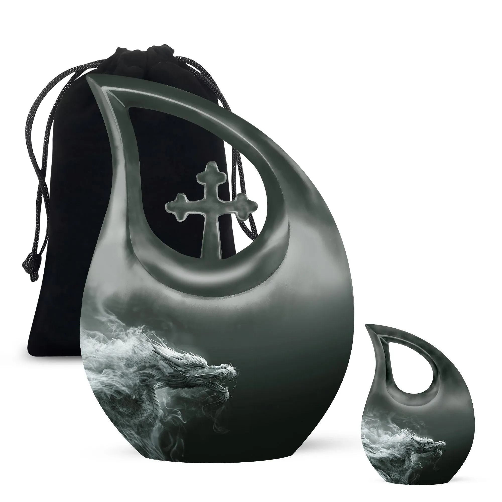 Eternal Dragon: A Grand Resting Place - Memorial Urn for Ashes