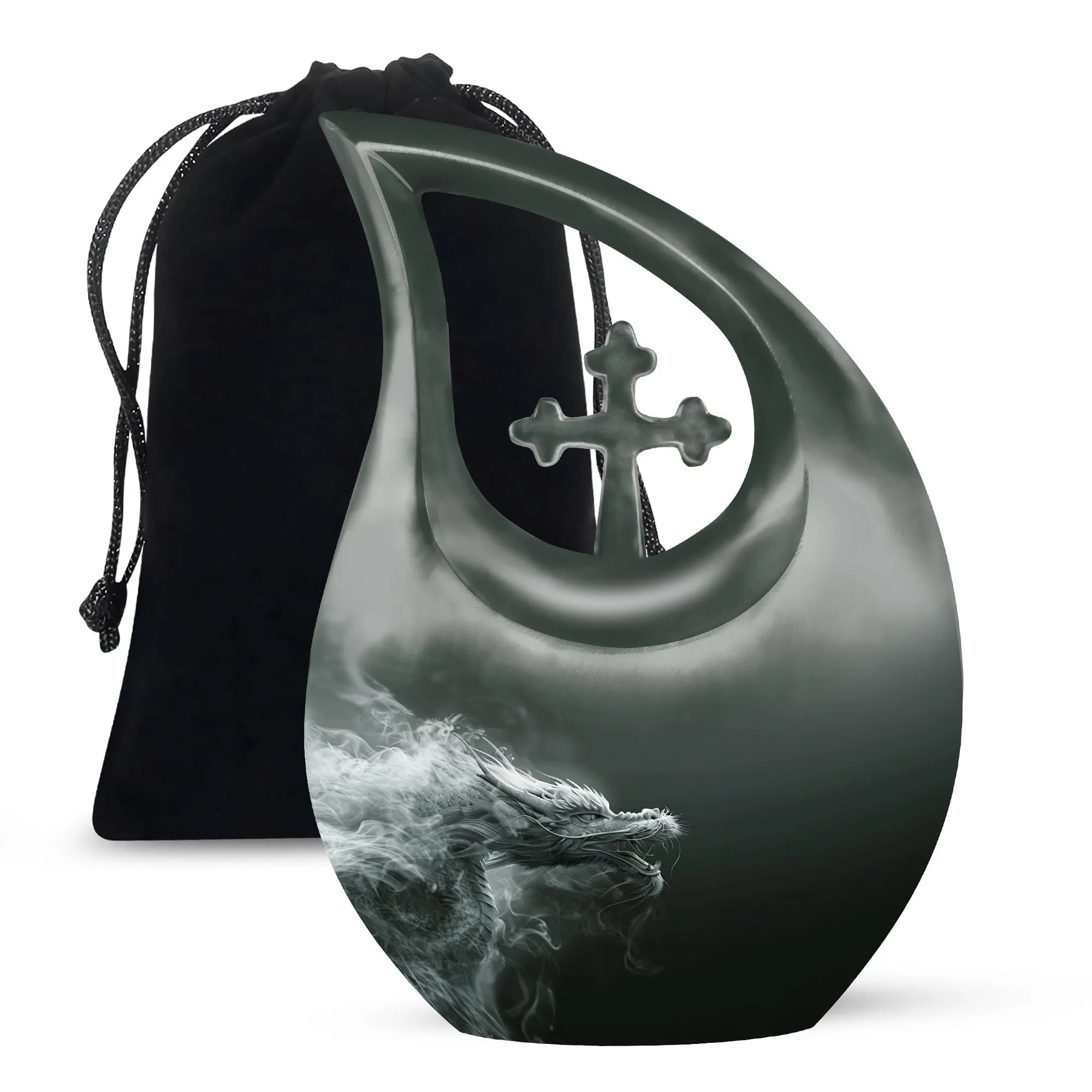 Eternal Dragon: A Grand Resting Place - Memorial Urn for Ashes