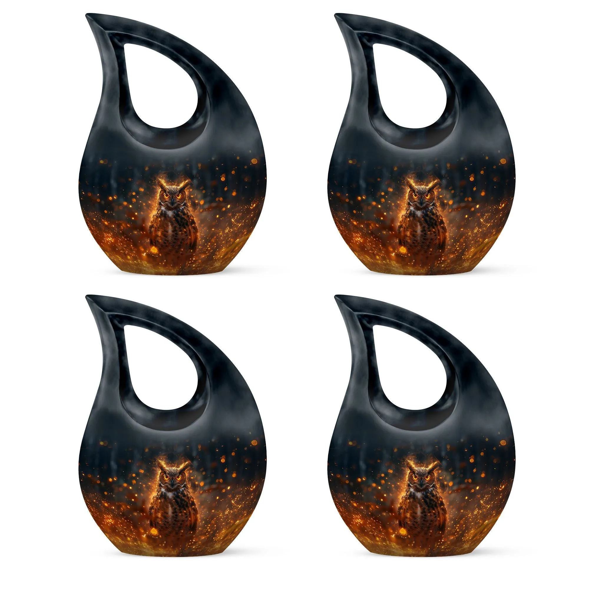 Eternal Owl Sanctuary - Aesthetic Urn for Cremated Remains