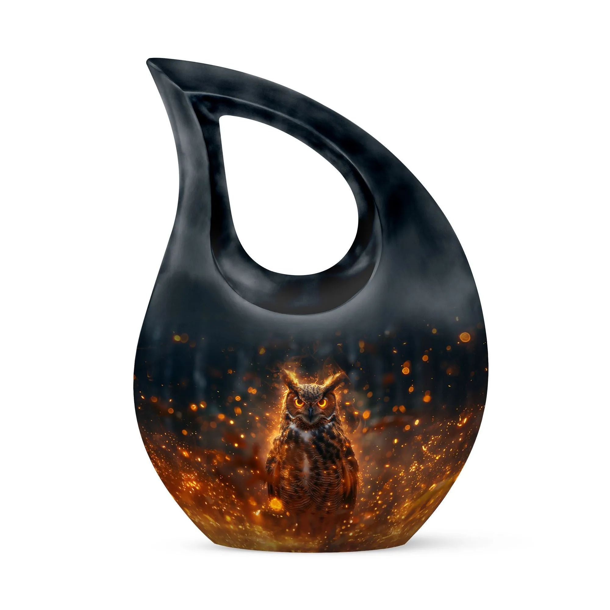 Eternal Owl Sanctuary - Aesthetic Urn for Cremated Remains