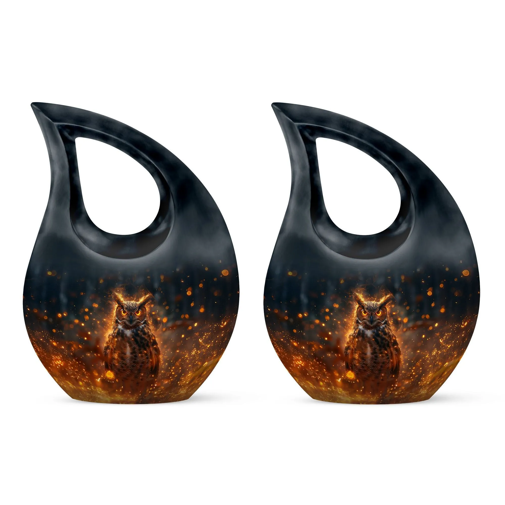 Eternal Owl Sanctuary - Aesthetic Urn for Cremated Remains