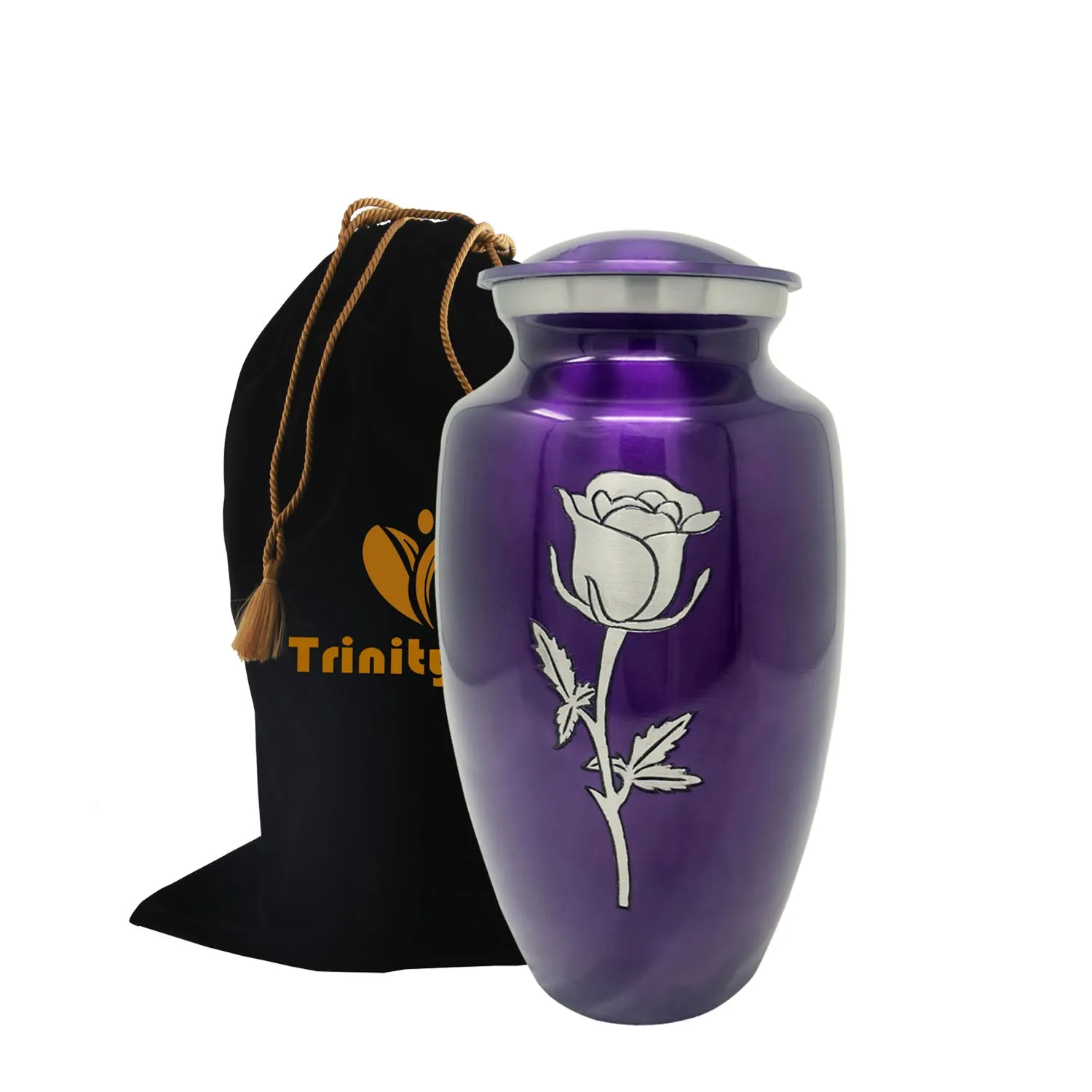 Eternal Rose Alloy Cremation Urn