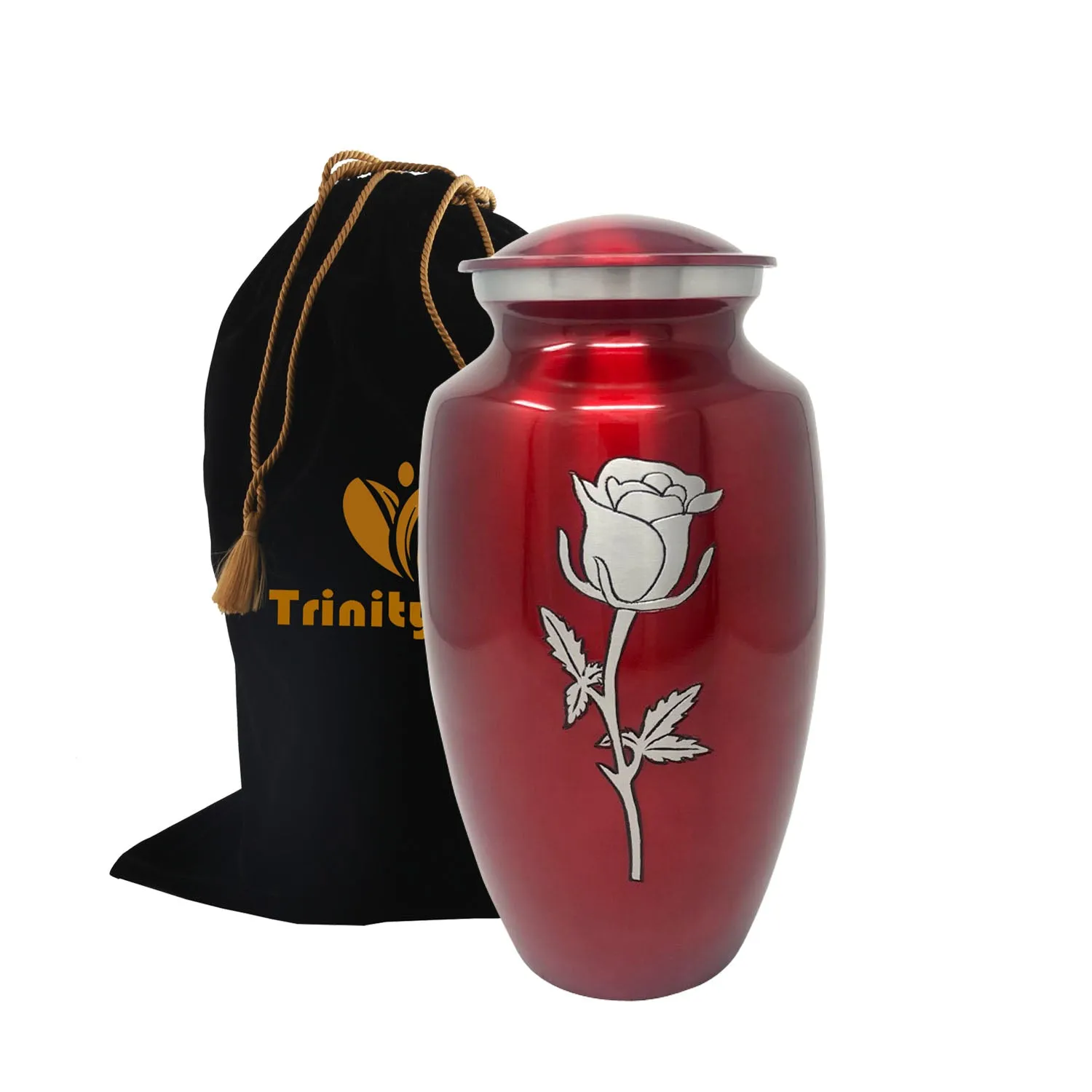 Eternal Rose Alloy Cremation Urn