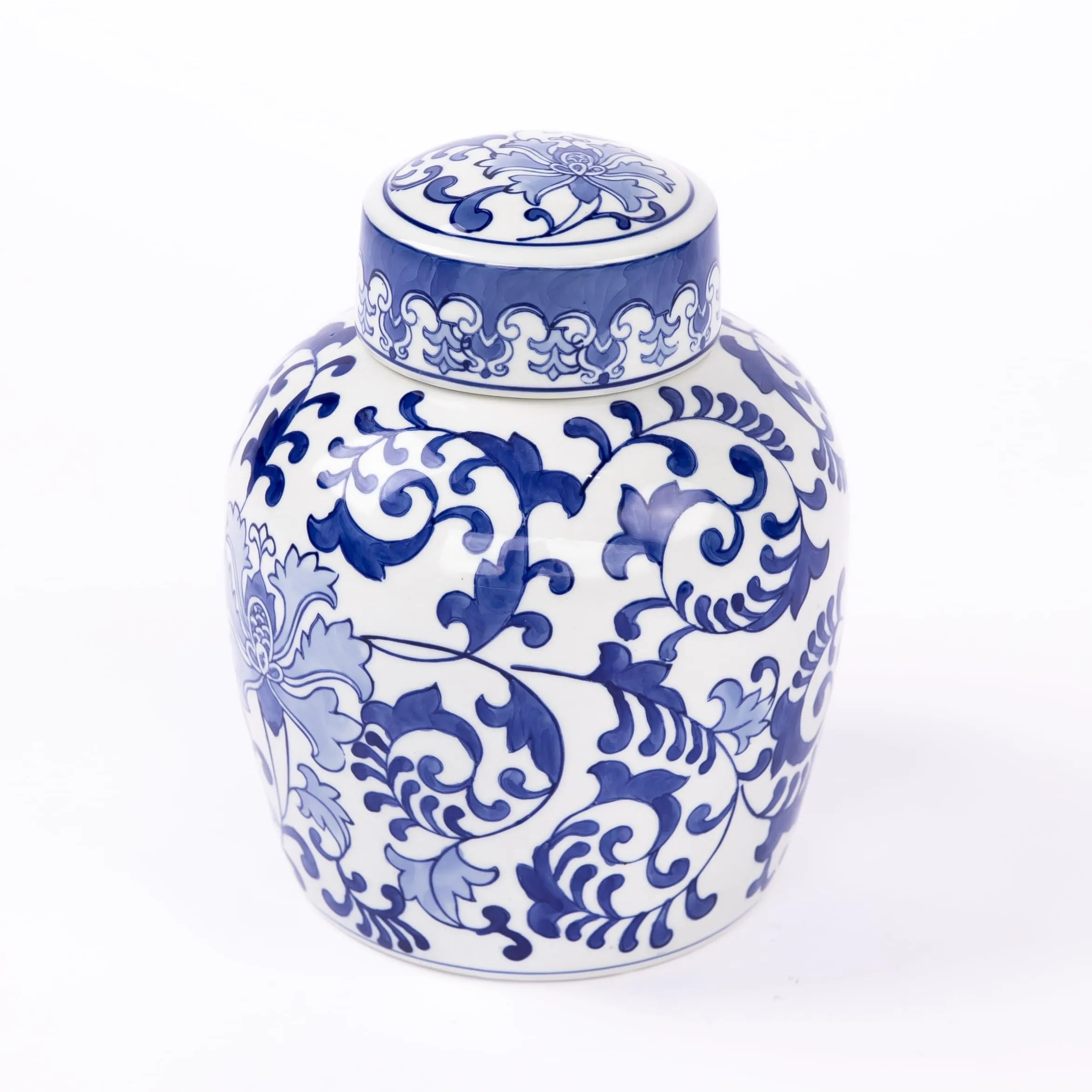 Exotic Blue Ceramic Cremation Urn