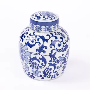 Exotic Blue Ceramic Cremation Urn