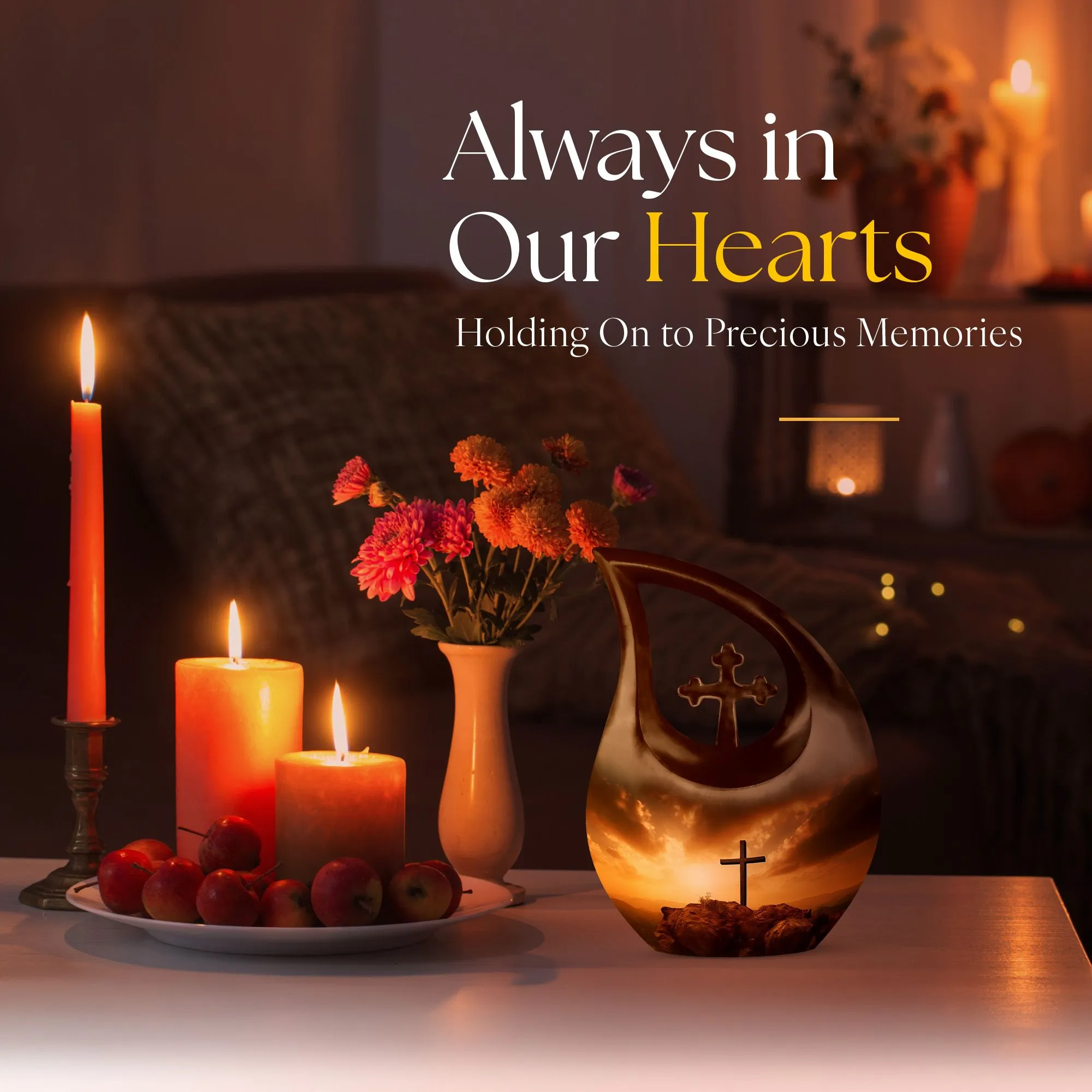 Faithful Remembrance Jesus Christ All-Faith Memorial Urn