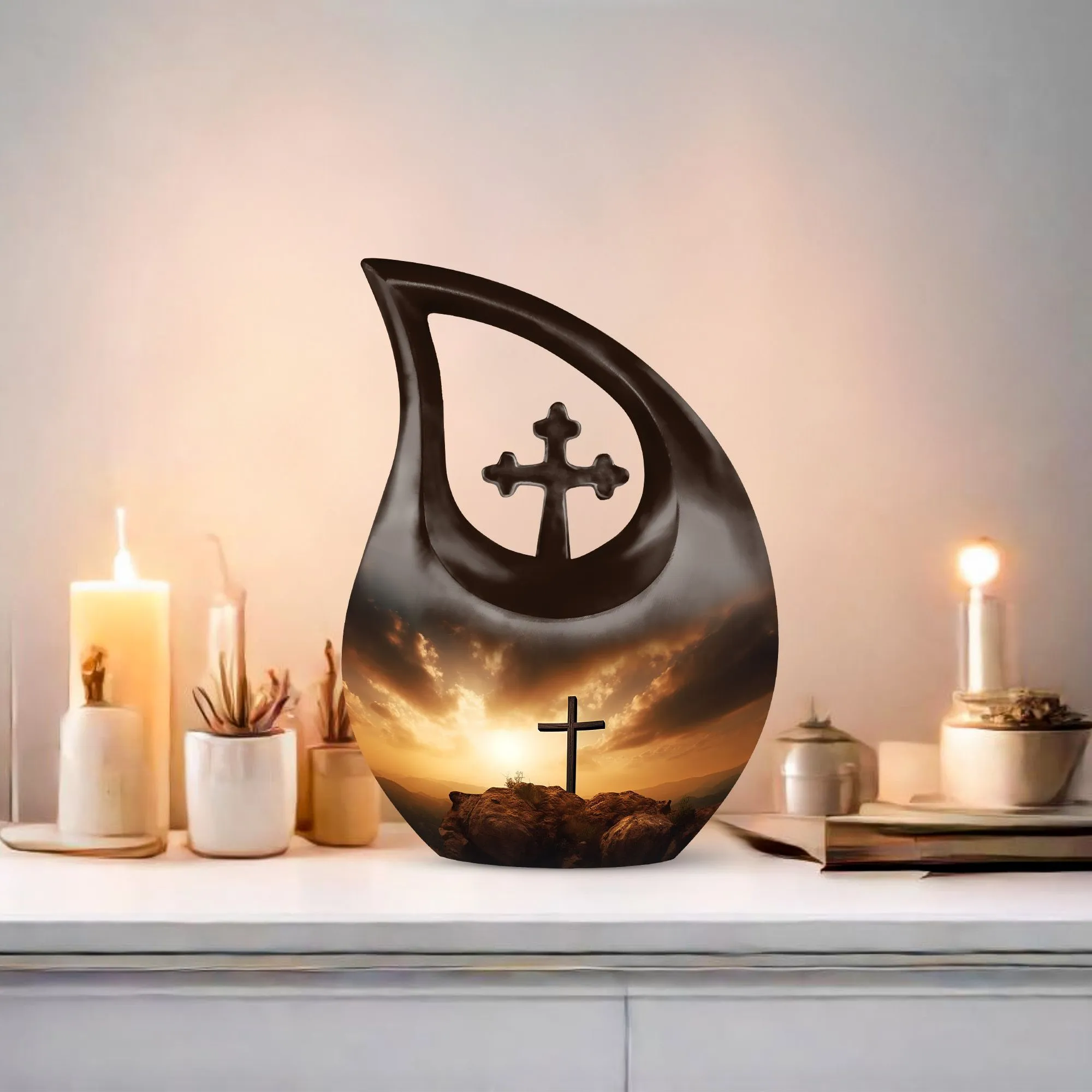 Faithful Remembrance Jesus Christ All-Faith Memorial Urn