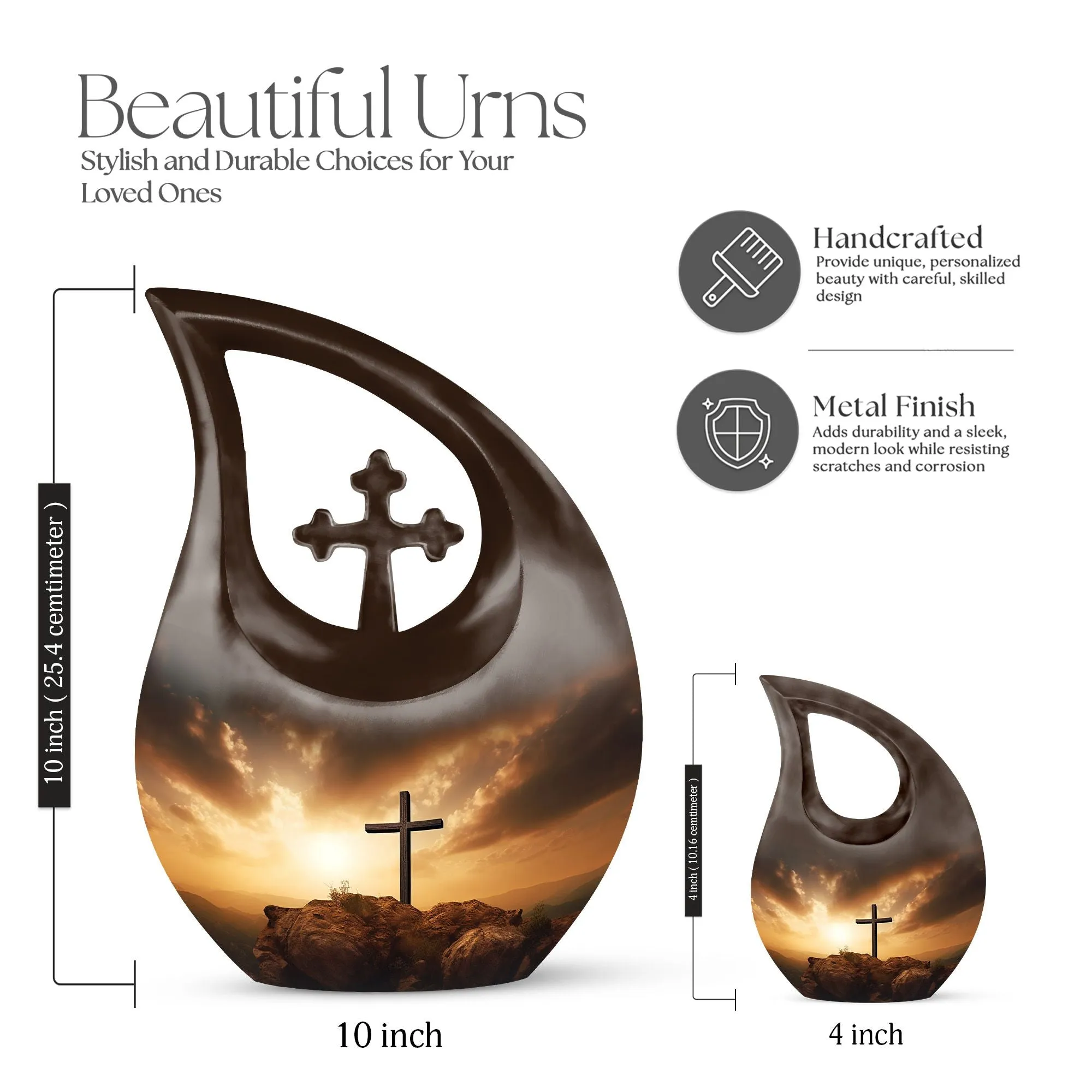 Faithful Remembrance Jesus Christ All-Faith Memorial Urn