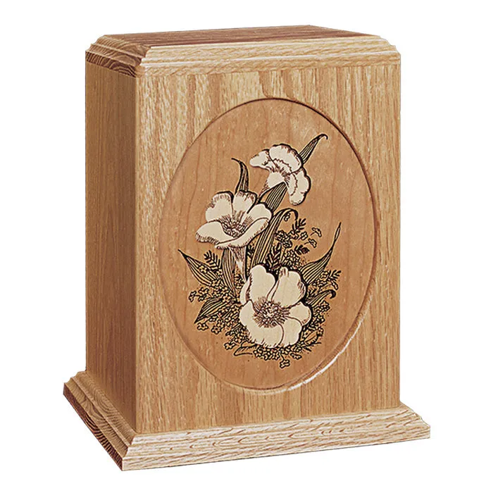 Floral Cremation Urn