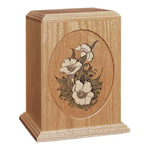 Floral Cremation Urn