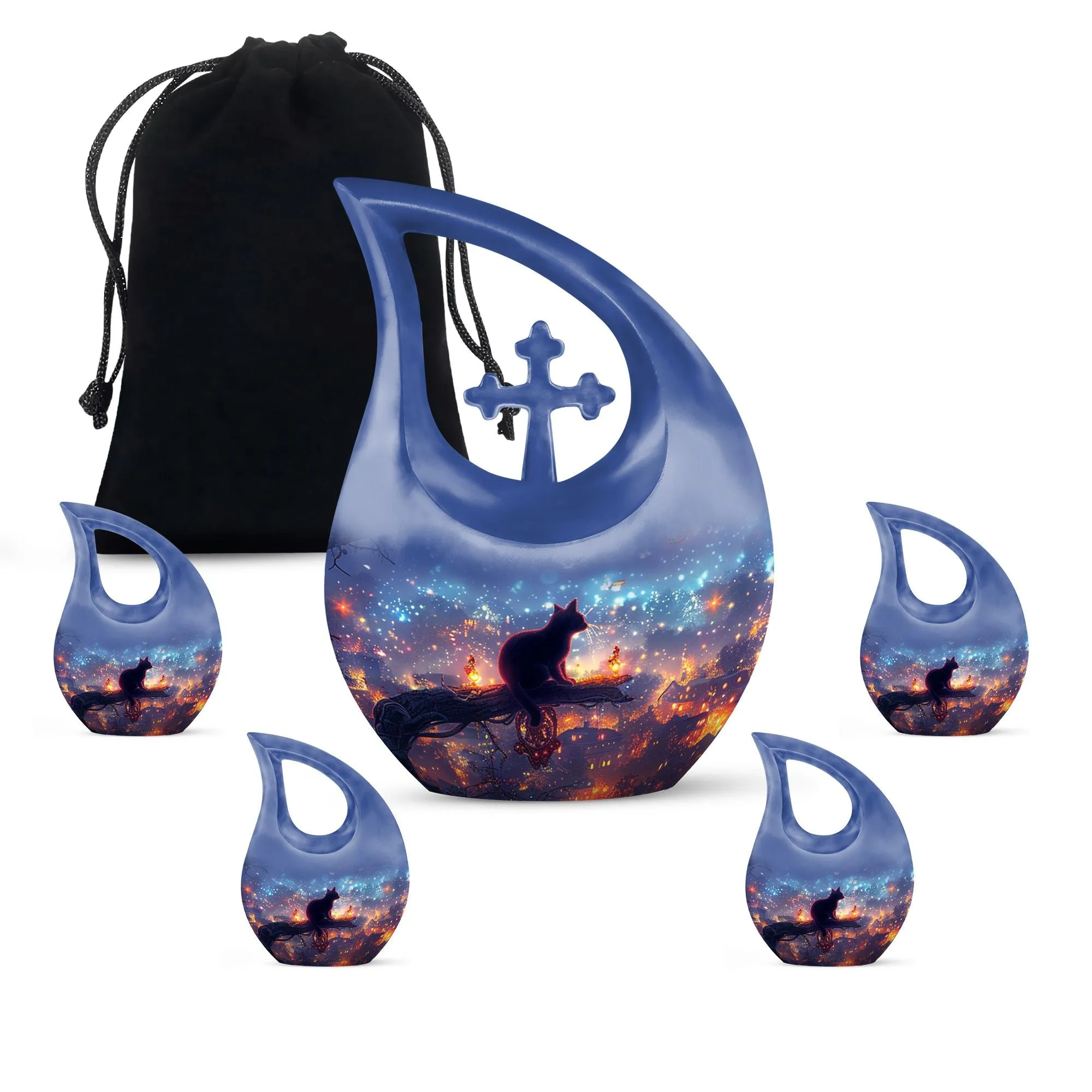 Glow Urn : Personalized Memorial Cremation Urn