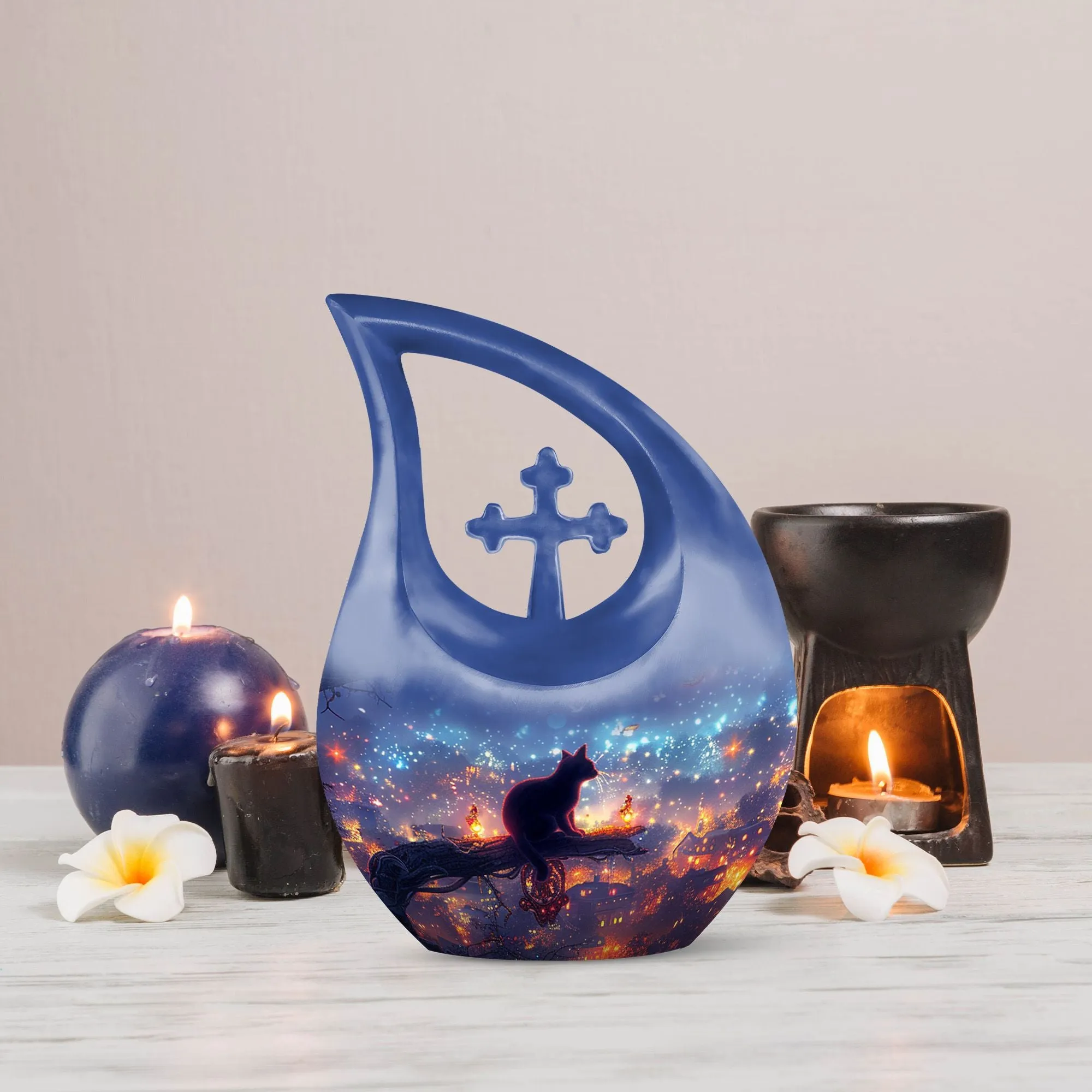 Glow Urn : Personalized Memorial Cremation Urn