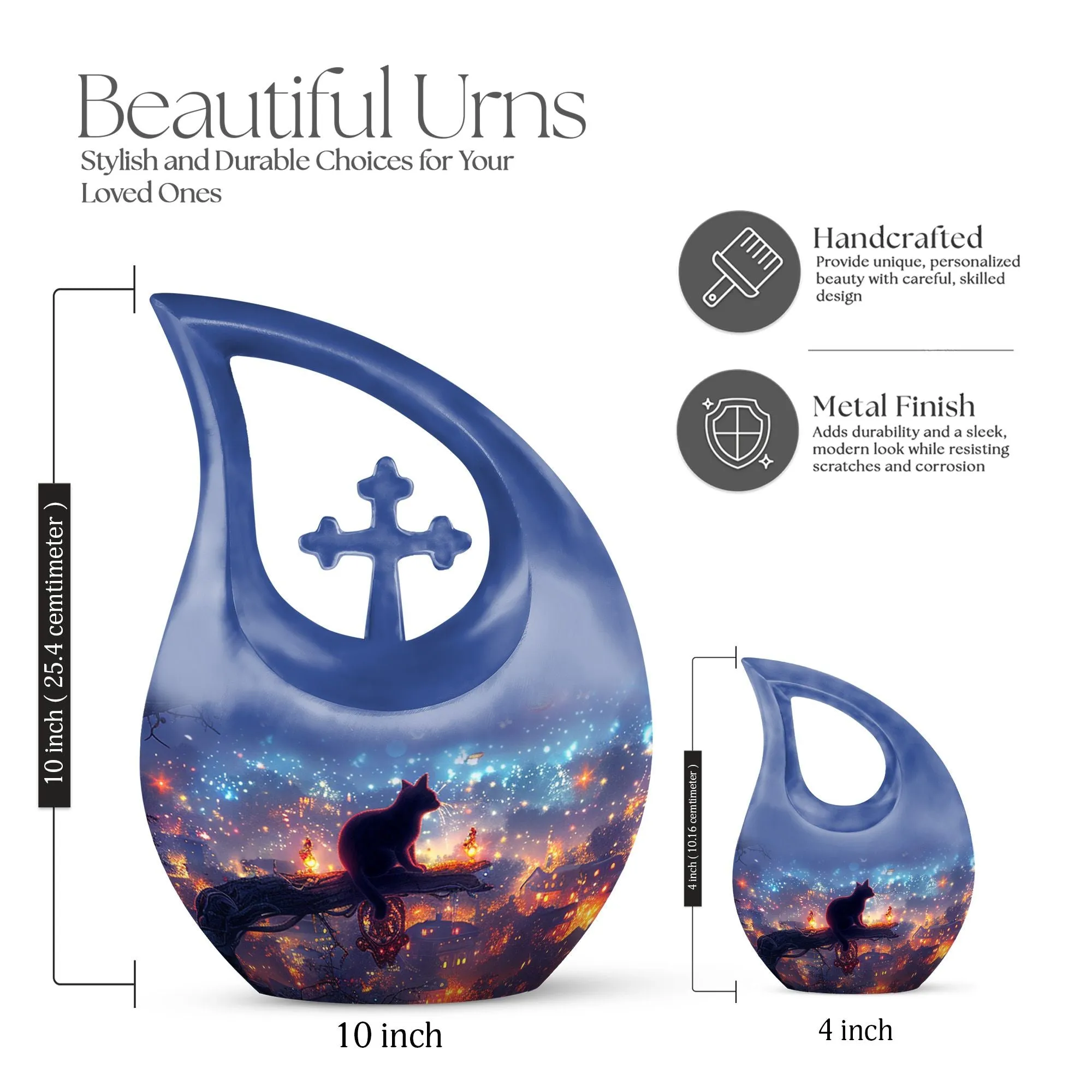 Glow Urn : Personalized Memorial Cremation Urn