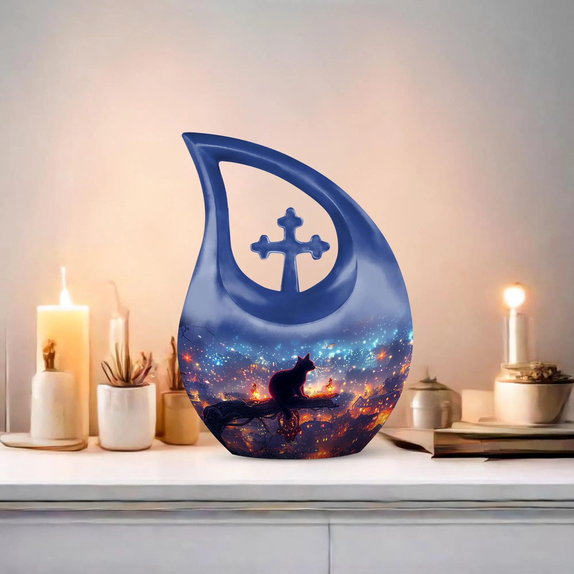 Glow Urn : Personalized Memorial Cremation Urn
