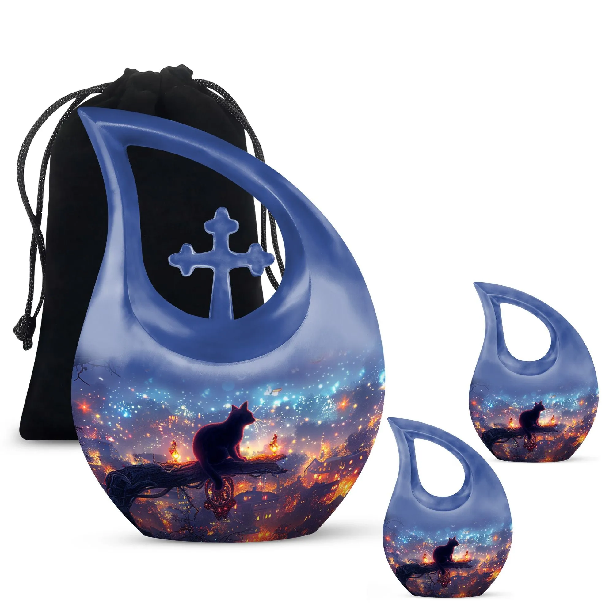 Glow Urn : Personalized Memorial Cremation Urn