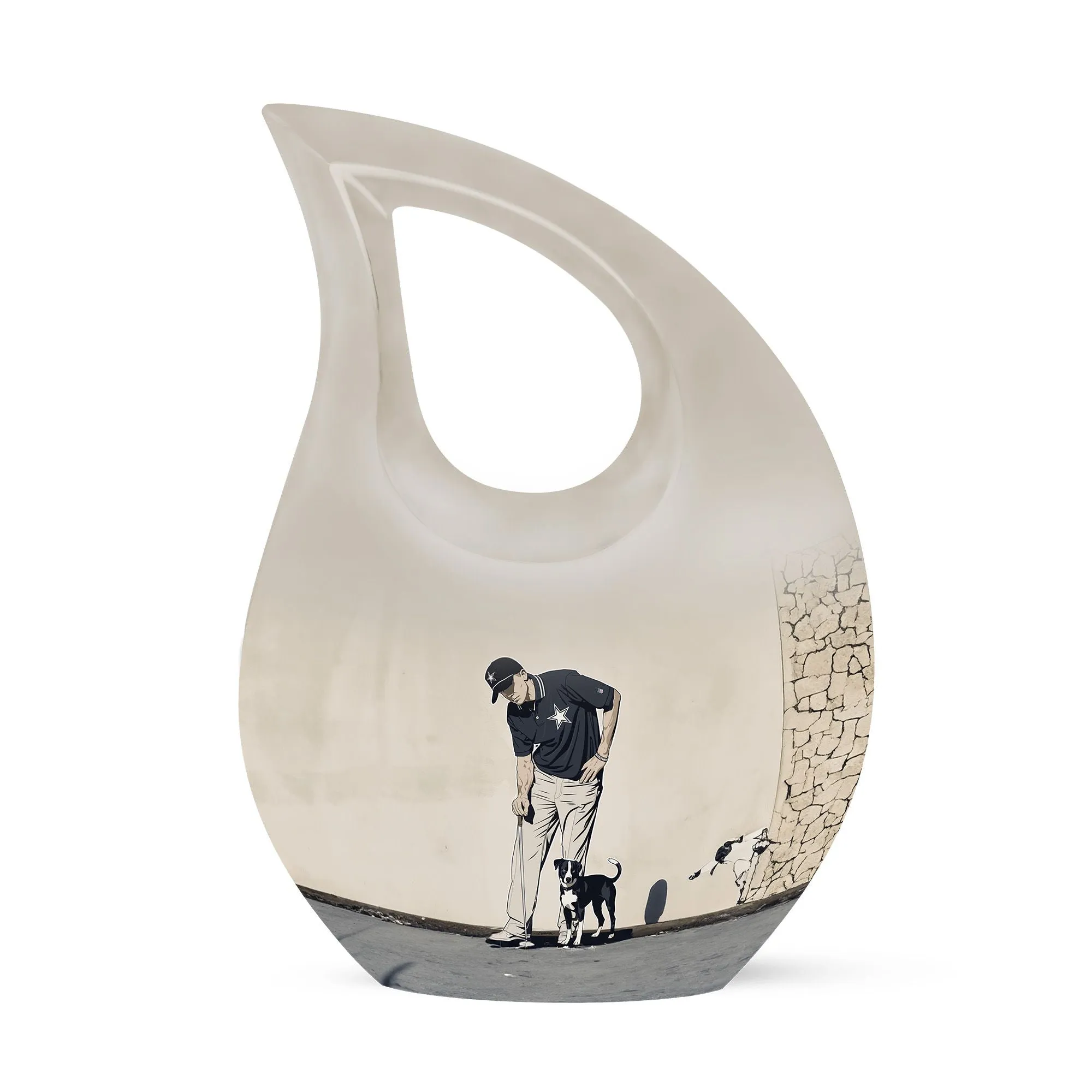 Golf Inspired Beautiful Urn for Cherished Memories
