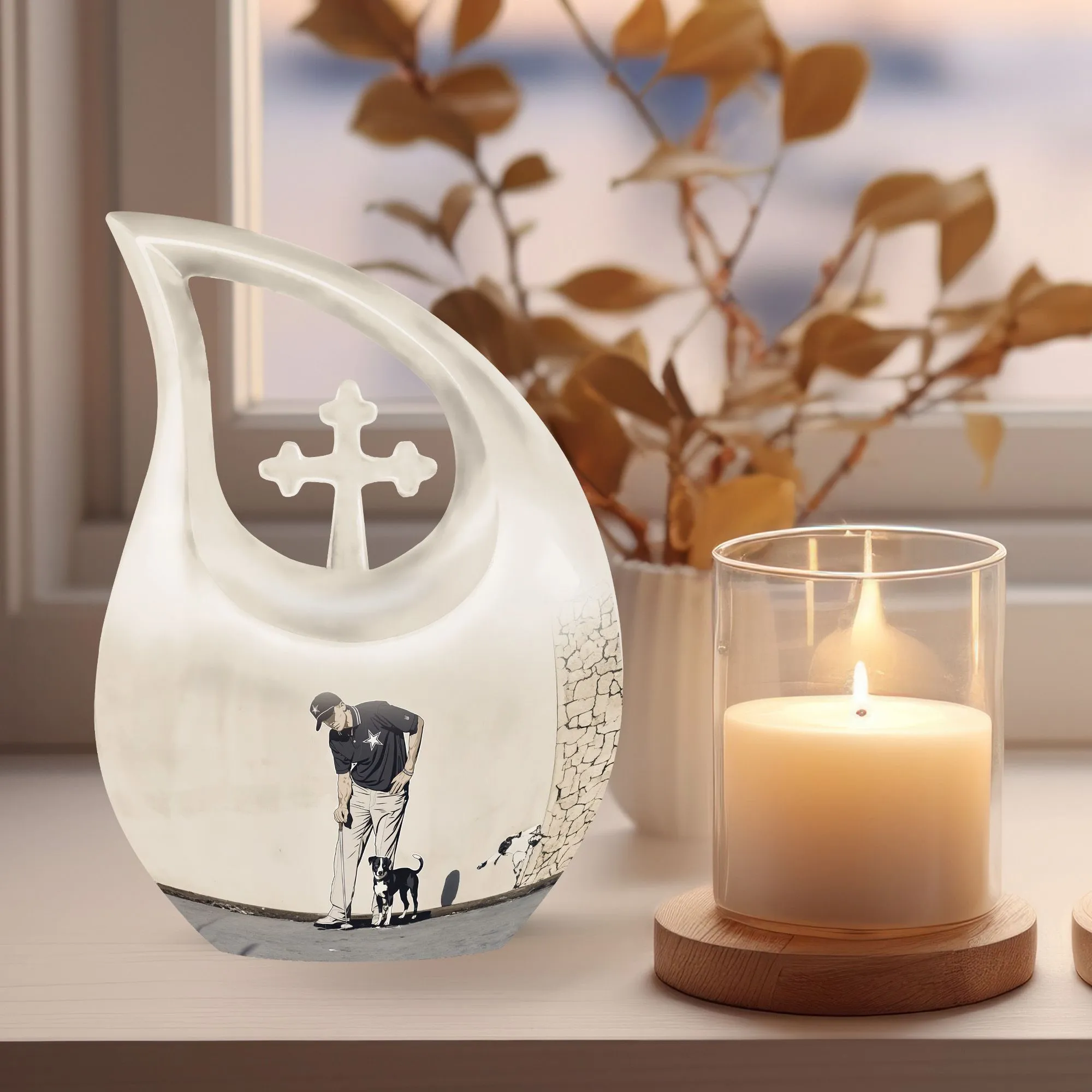 Golf Inspired Beautiful Urn for Cherished Memories