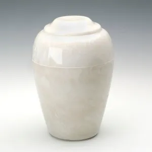 Grecian Cultured Onyx Urn in Pearl
