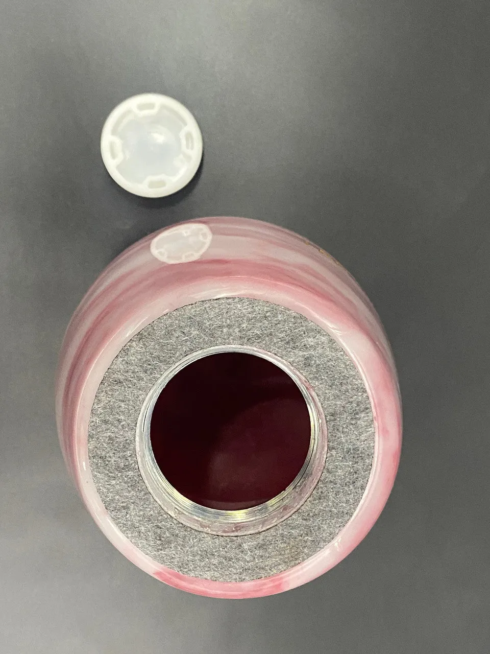 Grecian Cultured Onyx Urn in Sapphire