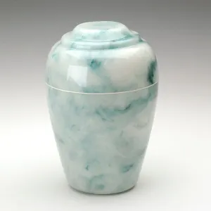 Grecian Cultured Onyx Urn in Teal