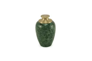 Green High Gloss Pet Urn in Large