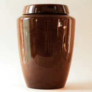 Hand Turned Timeless Black Walnut Companion Urn