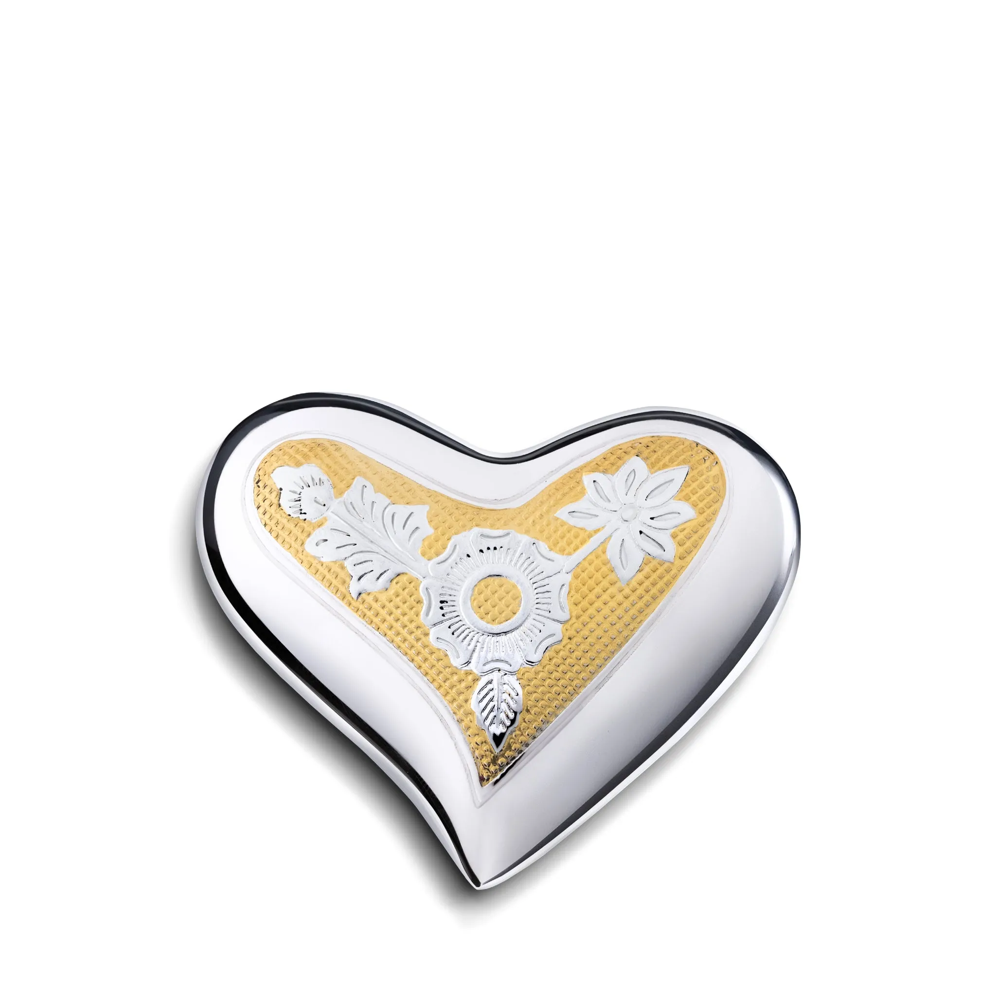 Heart Ornate Floral Cremation Urn - COMFORT by LoveUrns