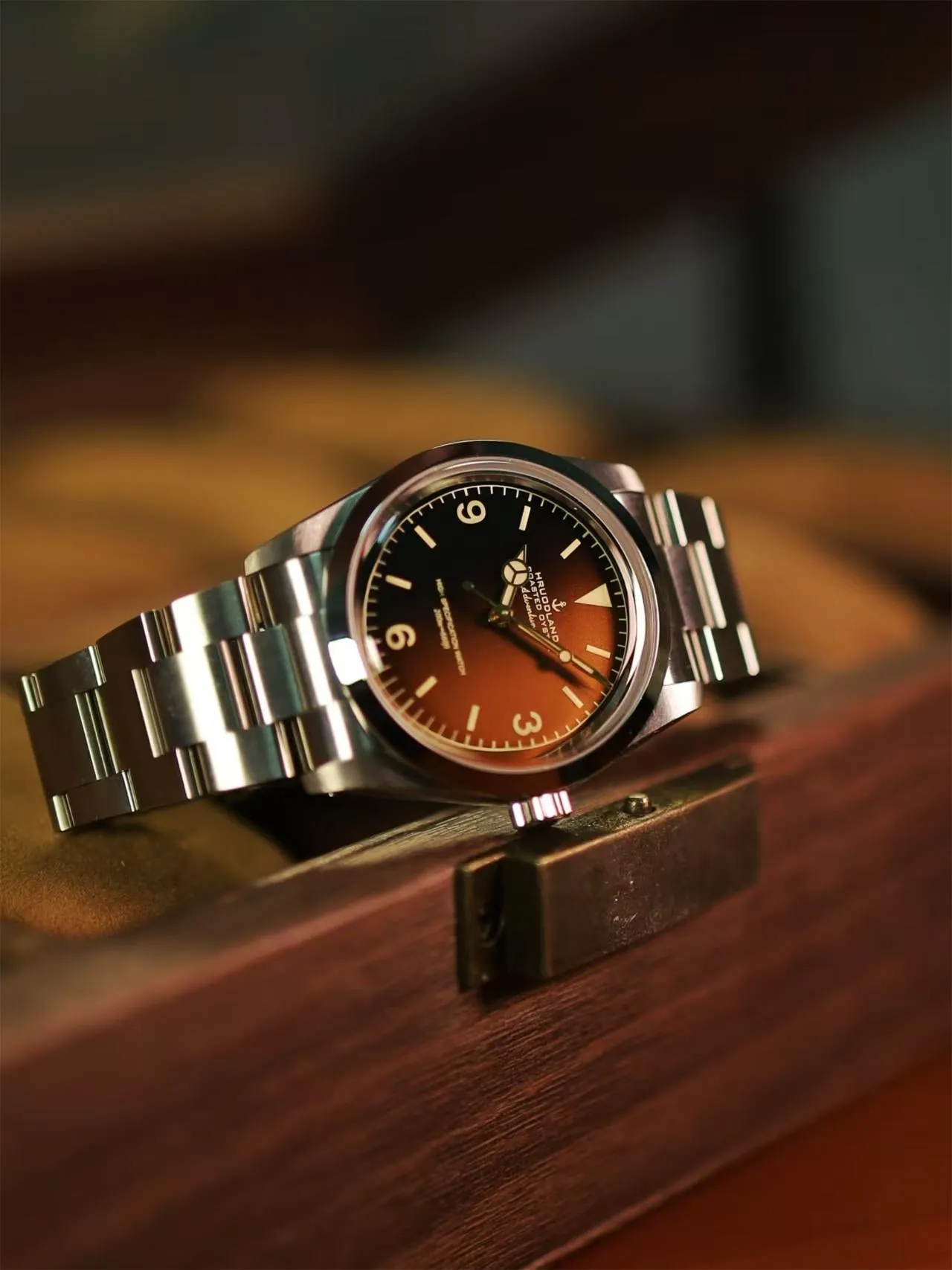 Hruodland 36mm NH38 Vintage Men Watch F029
