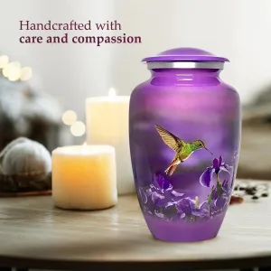 Hummingbird on Purple Human Adult Cremation | Ash urn | Quality Urns For Less (Copy)