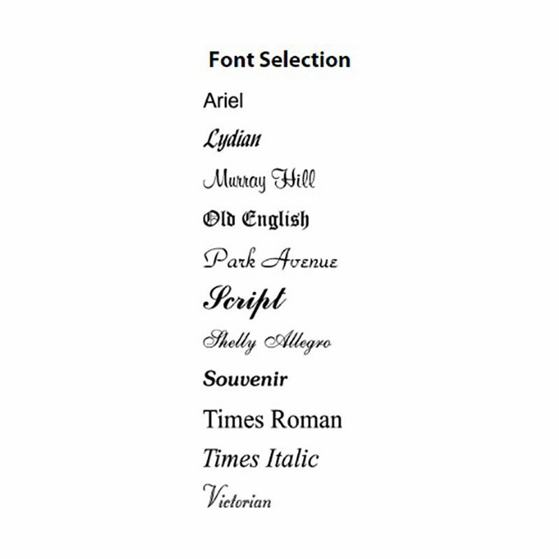 Inscription Add-on for Cultured Marble Urns