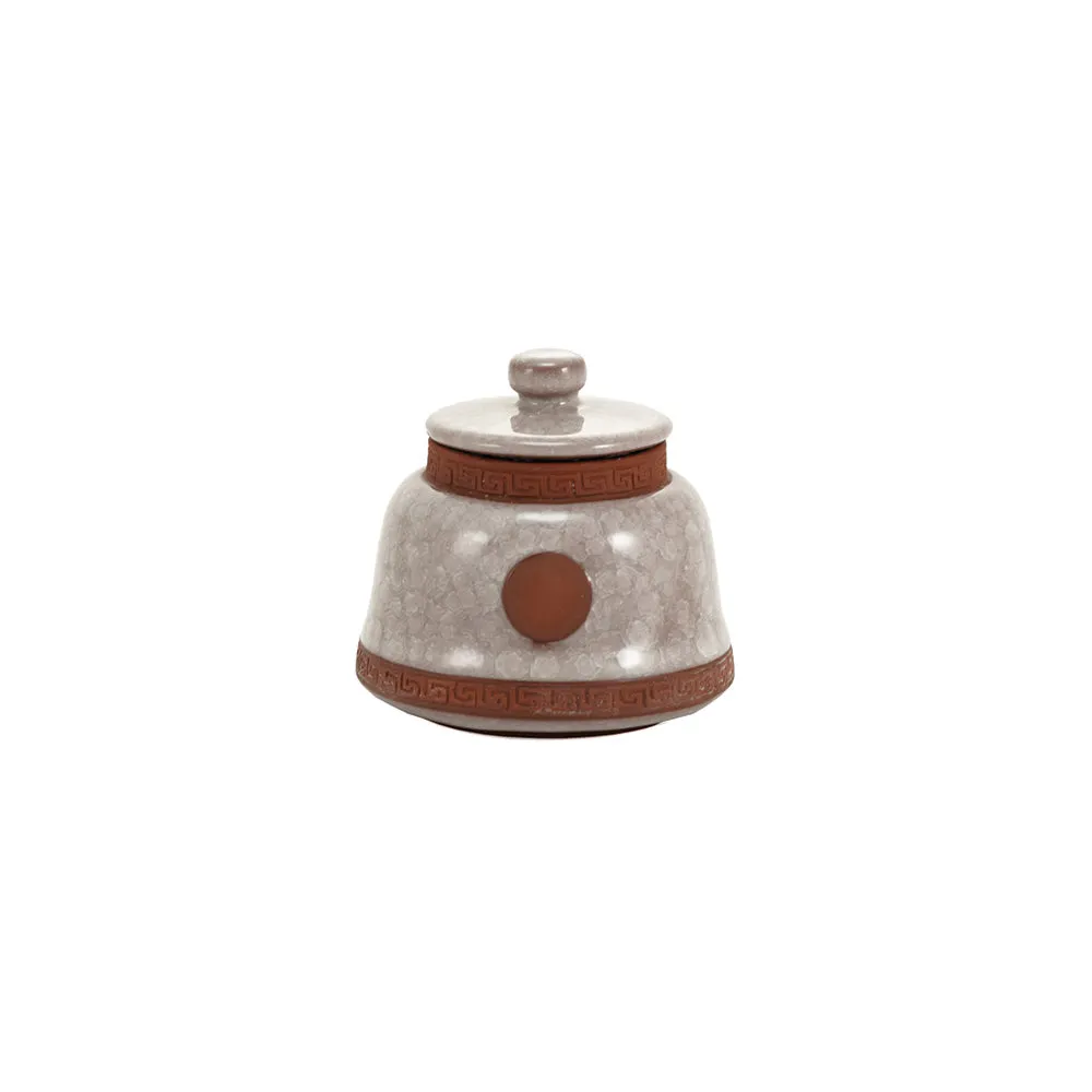 Iridescent Ceramic Pet Urn in Extra Small