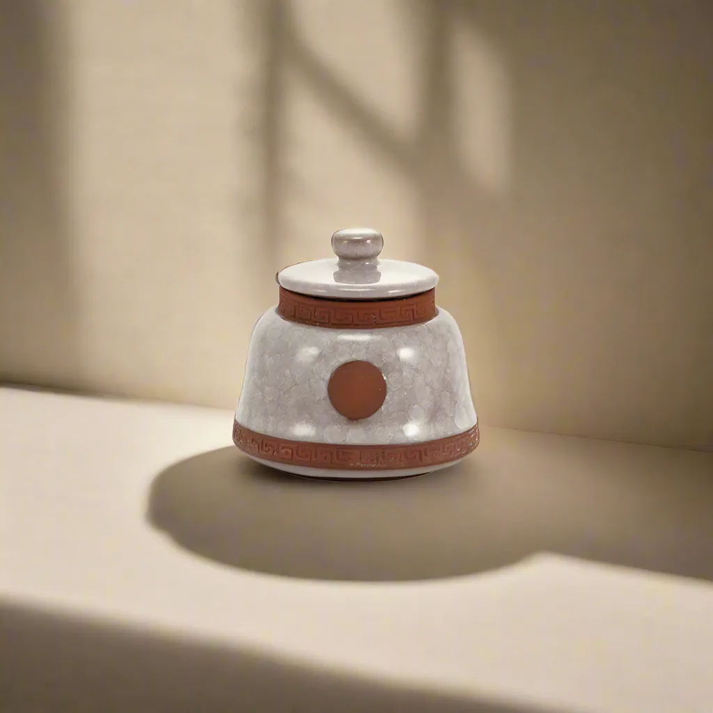 Iridescent Ceramic Pet Urn in Extra Small