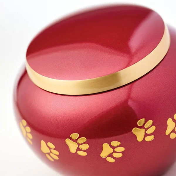 Journey Crimson Pet Urn