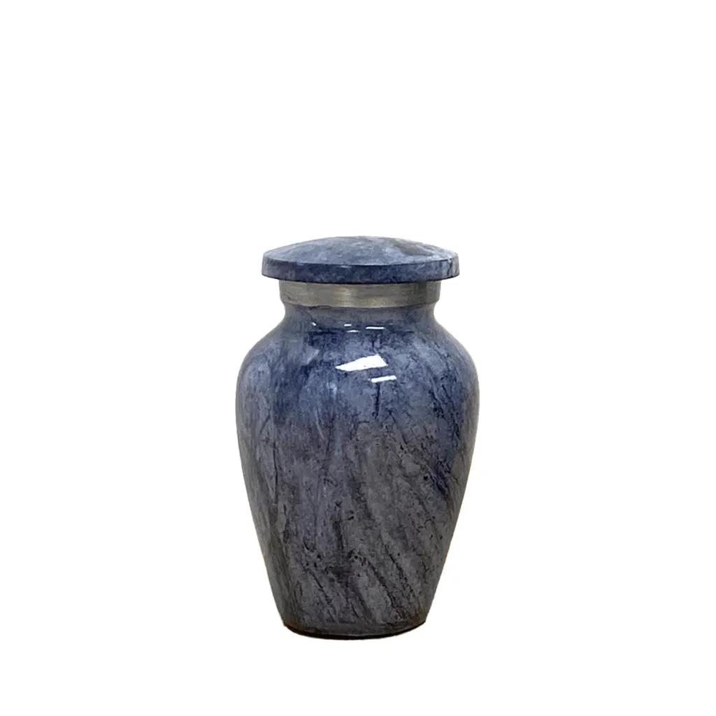 KEEPSAKE -Alloy Urn -Hand Painted Stone-look