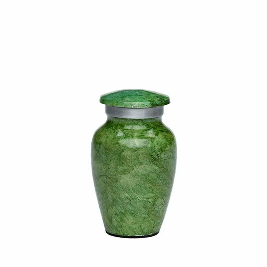 KEEPSAKE -Alloy Urn -Hand Painted Stone-look