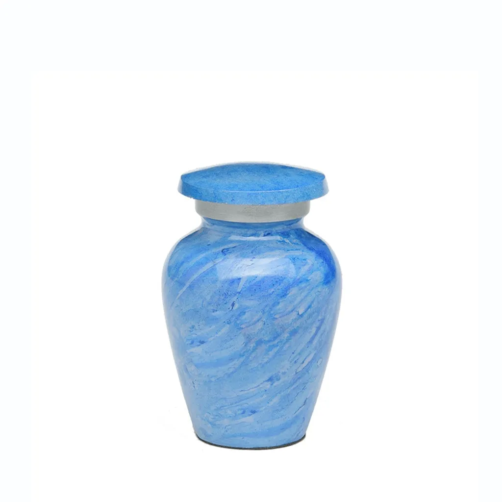 KEEPSAKE -Alloy Urn -Hand Painted Stone-look